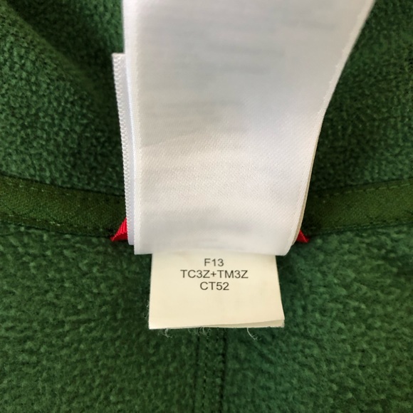 The North Face green fleece full zipper jacket Sz XXL **used-like new** - Picture 9 of 11